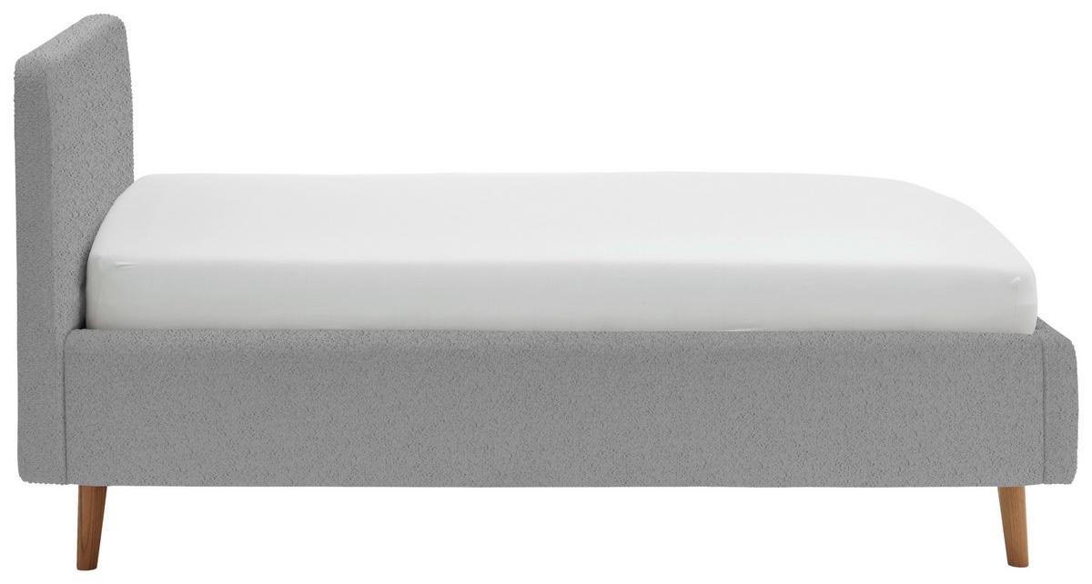 Polsterbett Mattis Abriamo Grau 140x200cm - Eichefarben/Birkefarben, Design, Holz/Textil (140/200cm) - MID.YOU