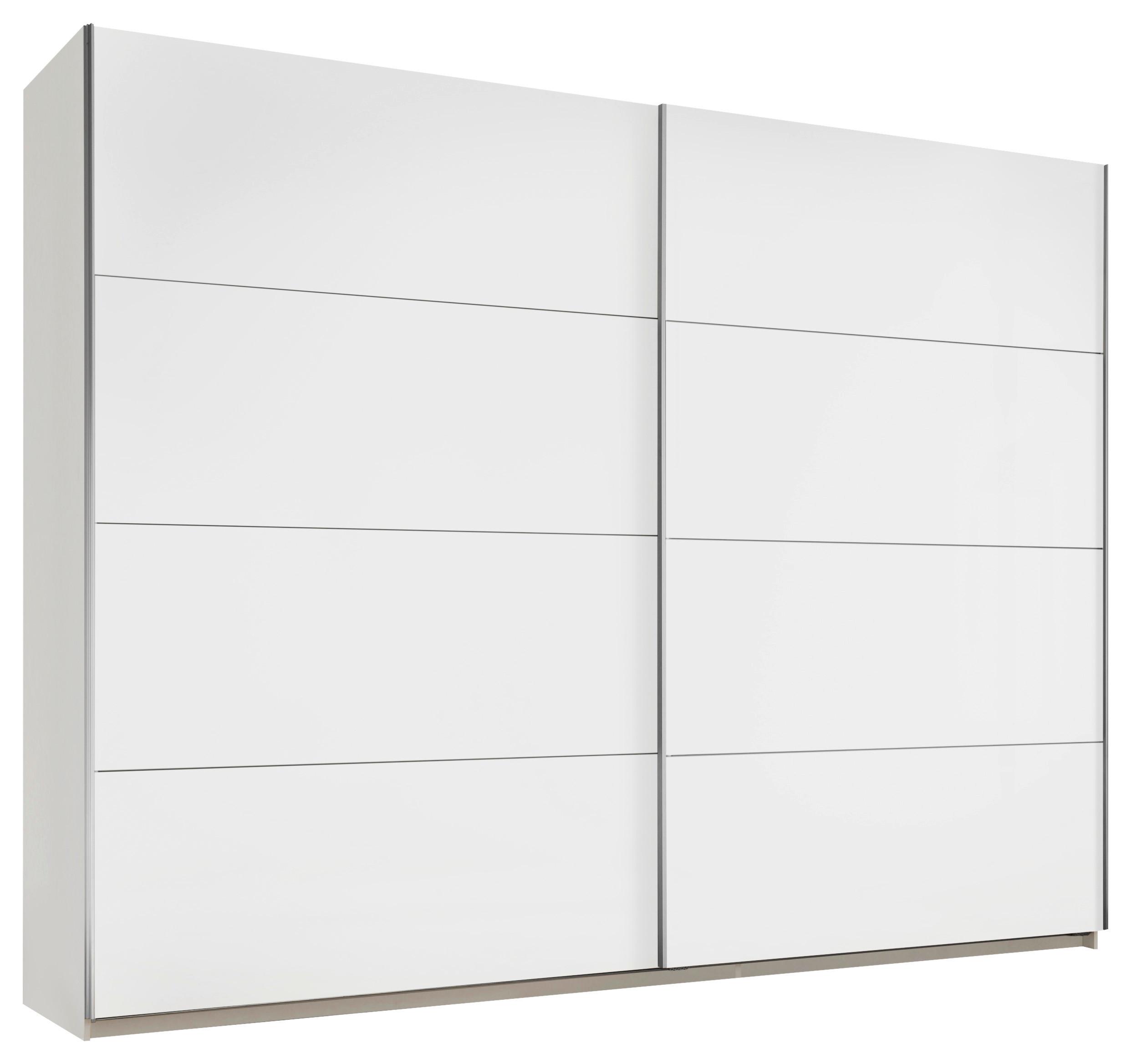 Schwebetürenschrank B: 270 cm Sevilla, Weiß - Weiß, MODERN, Holzwerkstoff (270/210/64cm) - Livetastic