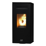 Pelletofen Eco Eva - Schwarz, MODERN, Metall (42/92/51cm)