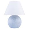 Tischleuchte 4110112 Ball - Marmor - Grau, KONVENTIONELL, Holz (20/27cm)