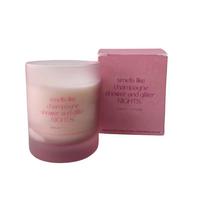 Vonná svíčka ELLA - oranžová/růžová, Konvenční, parafín/přírodní materiály (7,9cm) - Mömax