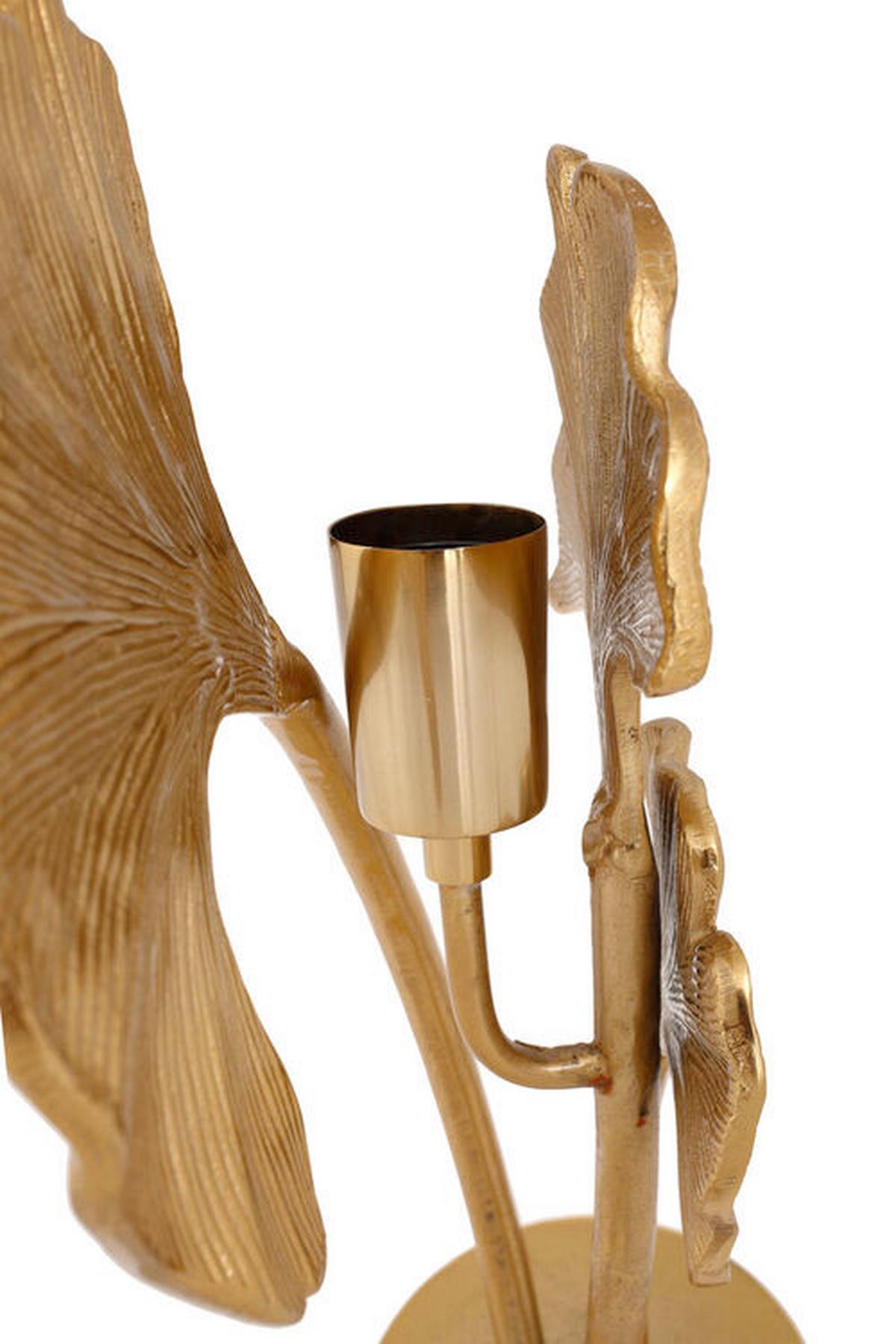 Tischlampe Cosima Goldfarben - Goldfarben, Trend, Kunststoff/Metall (16/28/52cm) - Kayoom