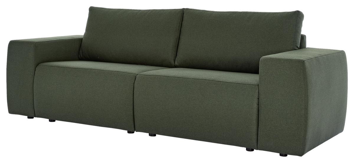 2-sitzer-sofa Looks Ii Grün - Schwarz/Grün, Design, Textil (242/87/89cm) - LOOKS by W.Joop