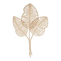 Dekoračná rastlina LEAF - Lifestyle, kov/papier (45/76/2cm) - Mömax