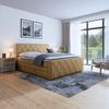 Boxspringbett Mit Bettkasten 180x200 Porto - Beige, MODERN, Holz/Kunststoff (180/200cm) - MID.YOU