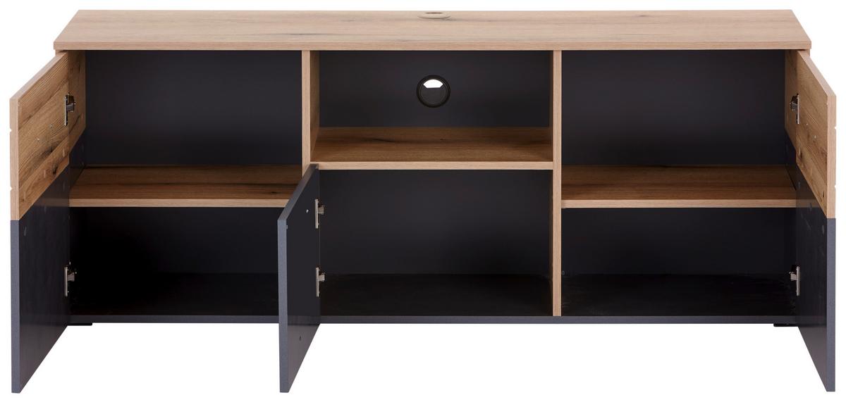 Phonotisch Limit B: 150 cm Eiche Dekor/Matera Dunkel - MODERN, Holzwerkstoff (150/59/40cm) - Ondega