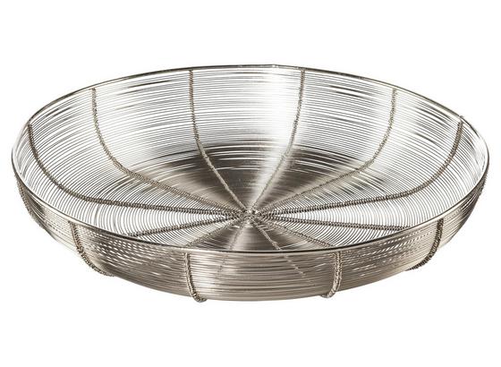 Dekoschale Ø 40 cm - Silberfarben, MODERN, Metall (40/40/7cm) Dekoschale Ø 40 cm - Silberfarben, MODERN, Metall (40/40/7cm)