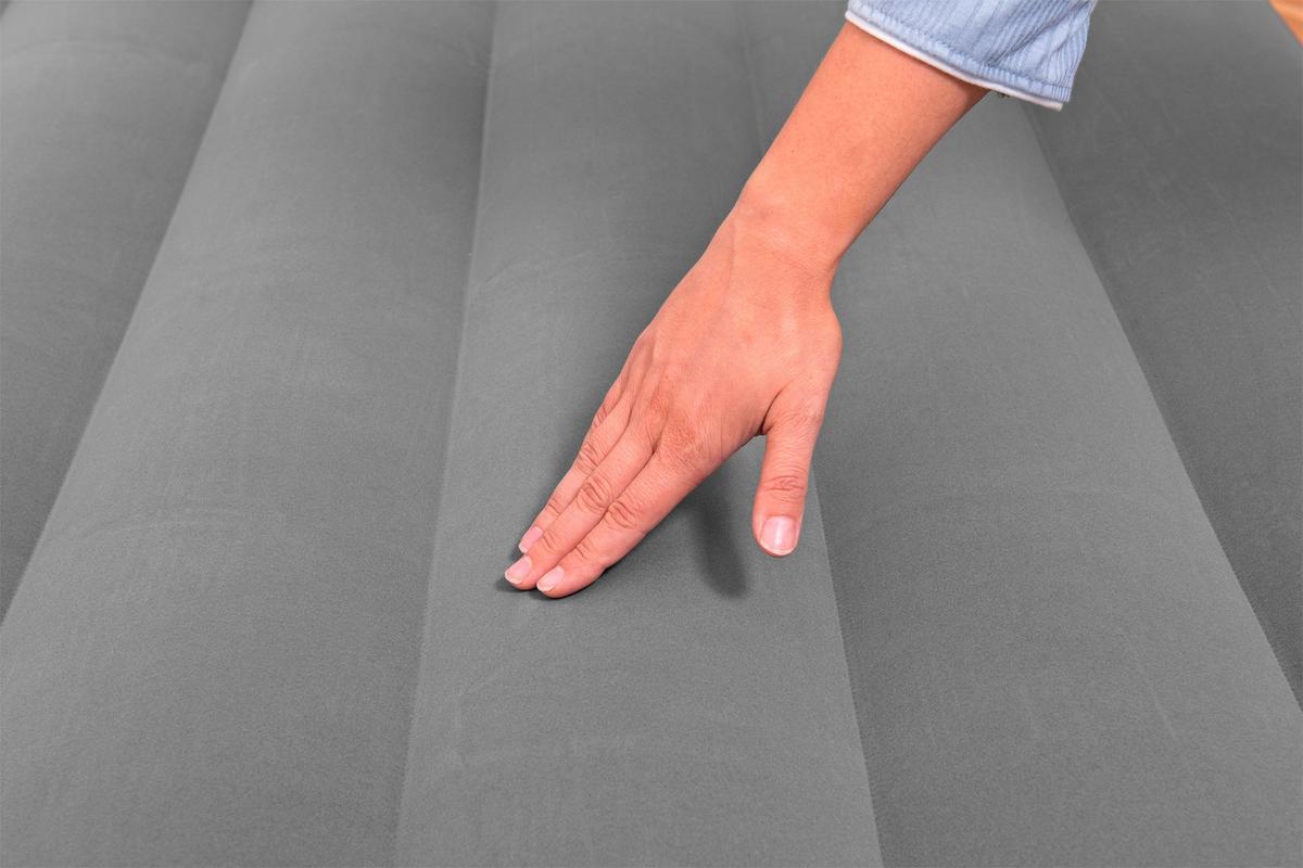 Luftbett Kimi Lbh: 203x152x46 Cm Mit Pumpe, Max. 300 Kg - Schwarz/Grau, Kunststoff (203/152/46cm) - Bestway