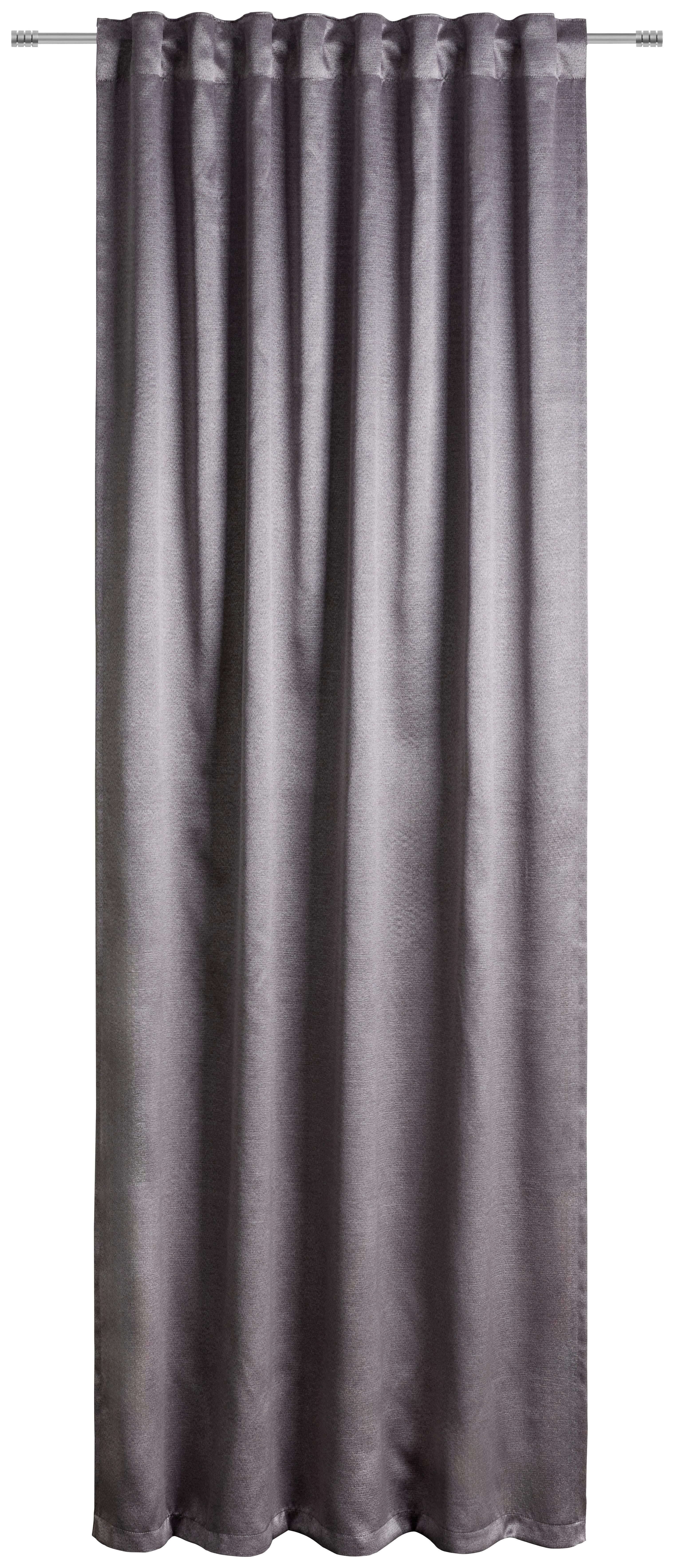 Verdunkelungsvorhang Loana - Grau, ROMANTIK / LANDHAUS, Textil (135/245cm) - James Wood