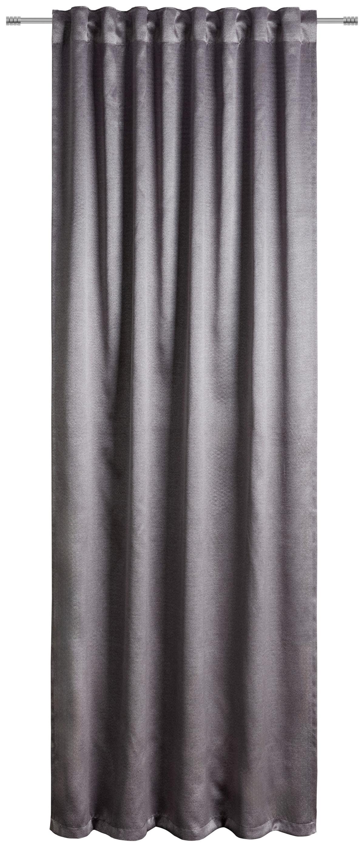 Verdunkelungsvorhang Loana - Grau, ROMANTIK / LANDHAUS, Textil (135/245cm) - James Wood