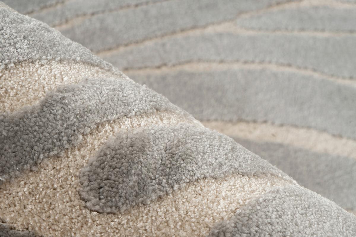 Teppich Adeon 400 Grau B: 120 cm - Grau, KONVENTIONELL, Textil (120/170cm)
