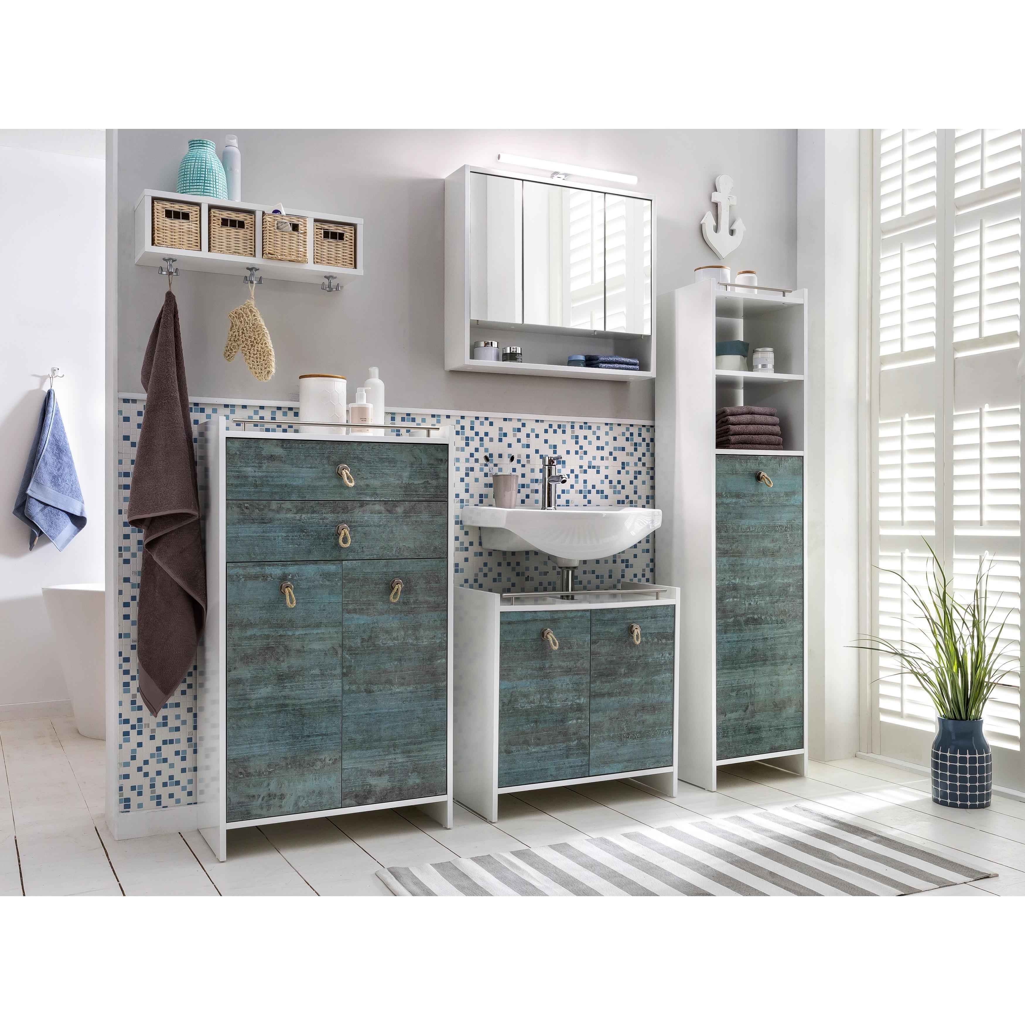 Midischrank mit hellgrünen Türen online kaufen