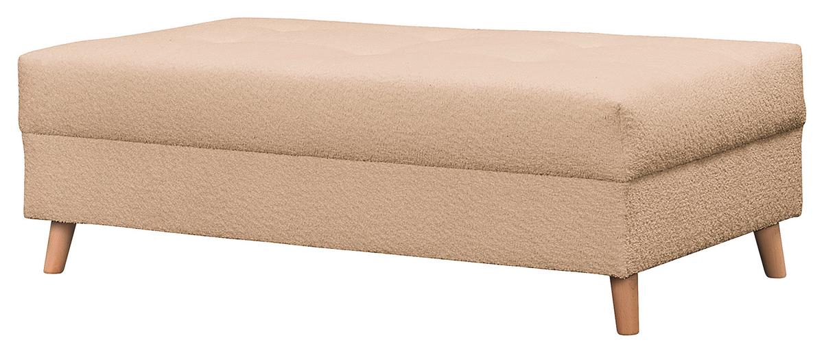 Ecksofa Ariella Beige S: 161x231 cm - Beige/Naturfarben, Design, Textil (161/231cm) - Livetastic