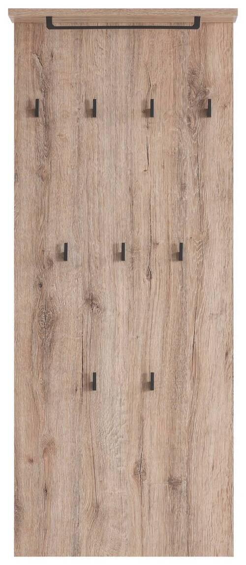 Garderobenpaneel Cosmo Wildeiche Dekor B: 50 cm - Wildeiche, Design, Holzwerkstoff (50/110,6/20,9cm) - MID.YOU