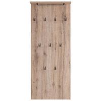 Garderobenpaneel Cosmo Wildeiche Dekor B: 50 cm - Wildeiche, Design, Holzwerkstoff (50/110,6/20,9cm) - MID.YOU