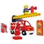 Bausteine Unico Plus Feuerwehrwagen - Gelb/Rot, Kunststoff - Unico Plus Bausteine Unico Plus Feuerwehrwagen - Gelb/Rot, Kunststoff - Unico Plus
