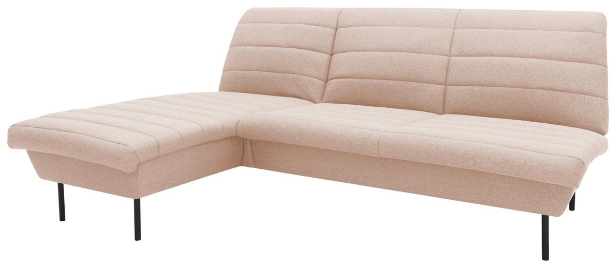 Ecksofa Looks Ix Cremefarben - Creme/Schwarz, Design, Textil (168/214cm) - LOOKS by W.Joop