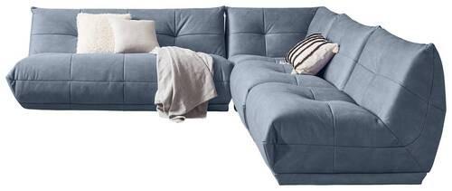 Ecksofa Giselle Blaugrau - Blaugrau, Trend, Textil (285/315cm) - Livetastic