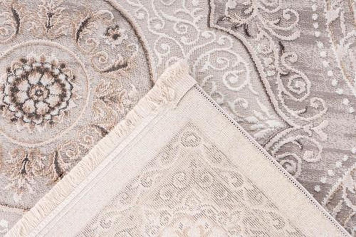 Webteppich Grau/Silberfarben Akropolis 80x150 cm - Silberfarben/Grau, Design, Textil (80/150cm) - Kayoom