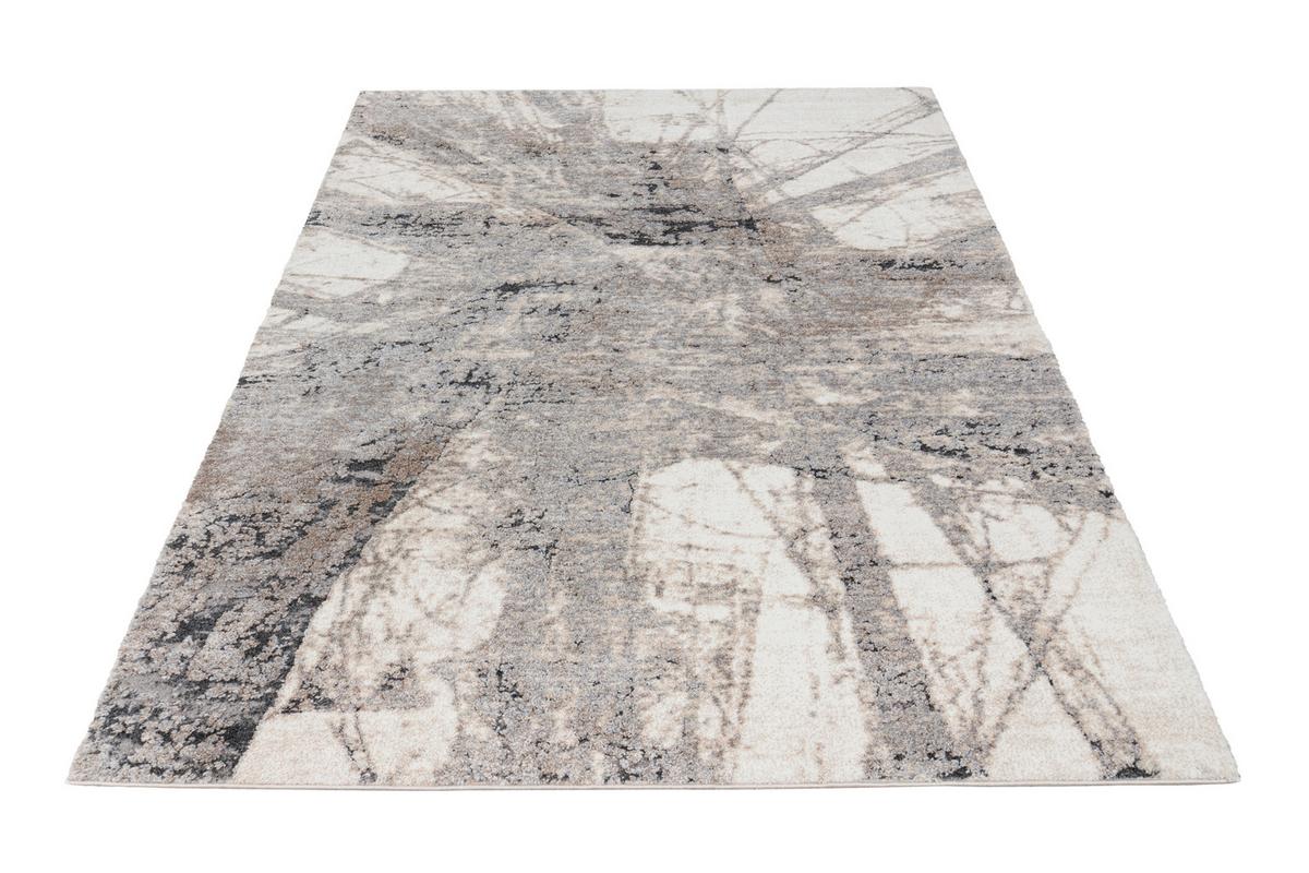 Webteppich My Bologna - Creme/Grau, LIFESTYLE, Textil (120/170cm) - Obsession