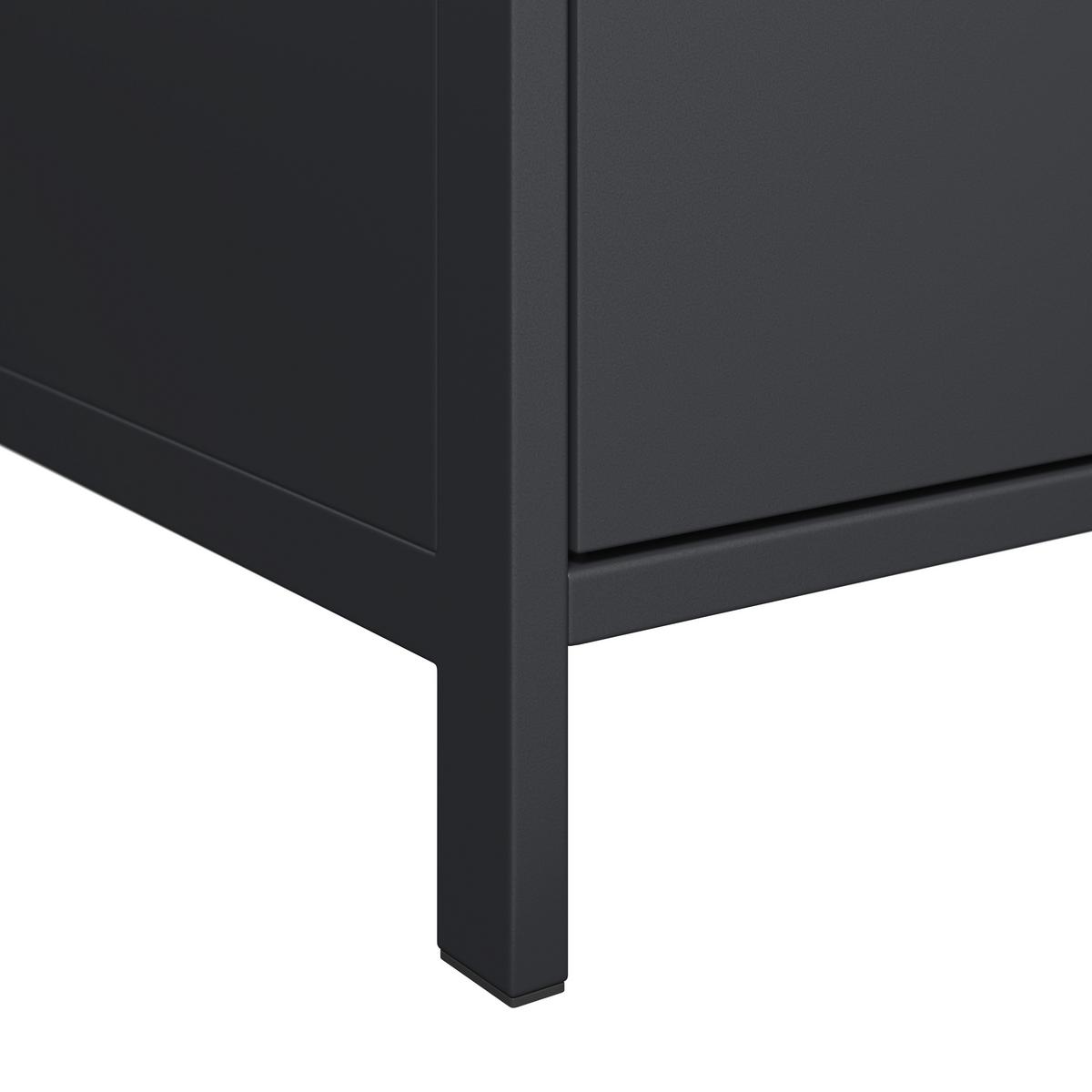 Outdoorküche Santiago IIi - Anthrazit/Naturfarben, Basics, Kunststoff/Metall (83/90/60cm) - Beldano