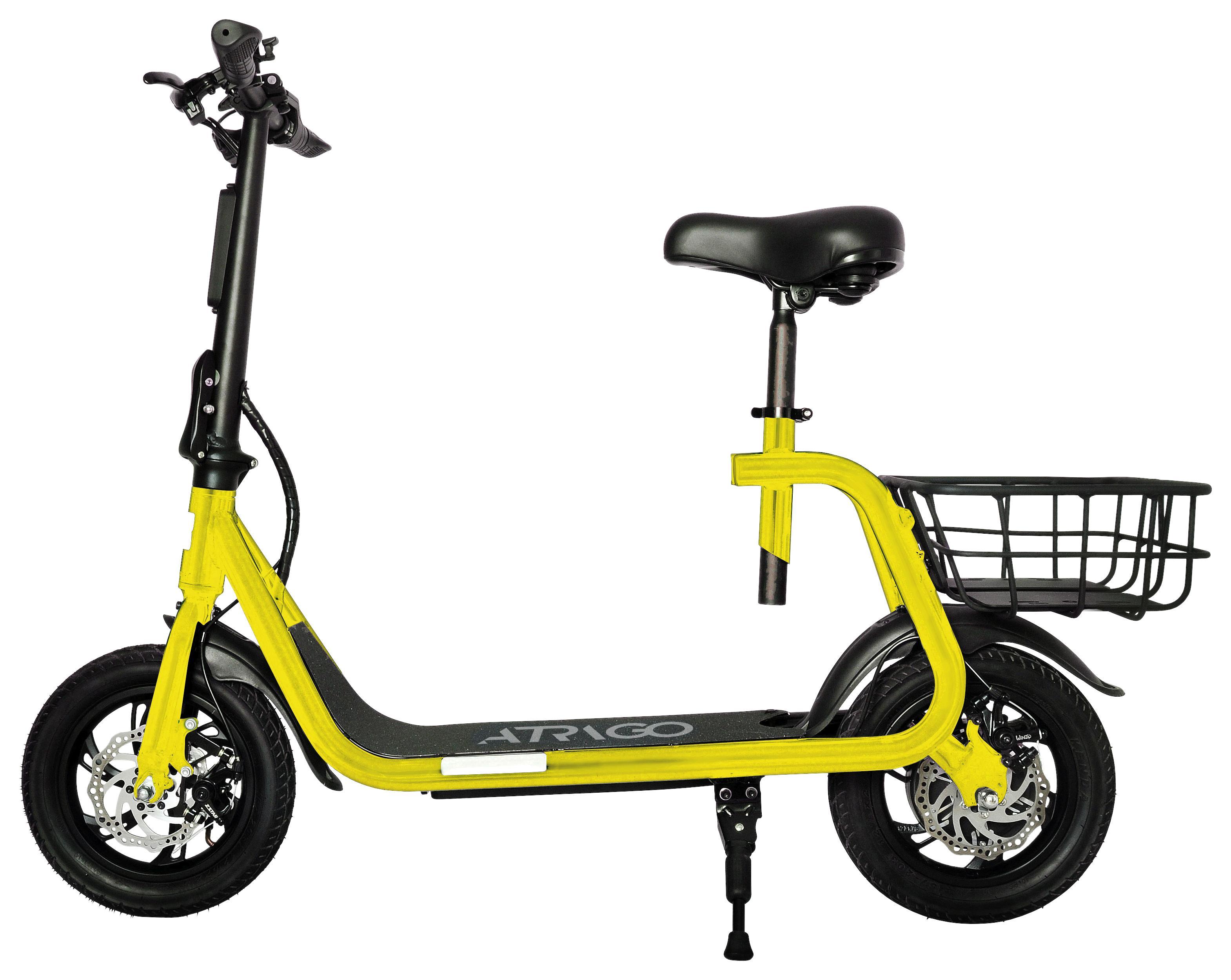 E-Scooter EKS 66 Gelb Seite