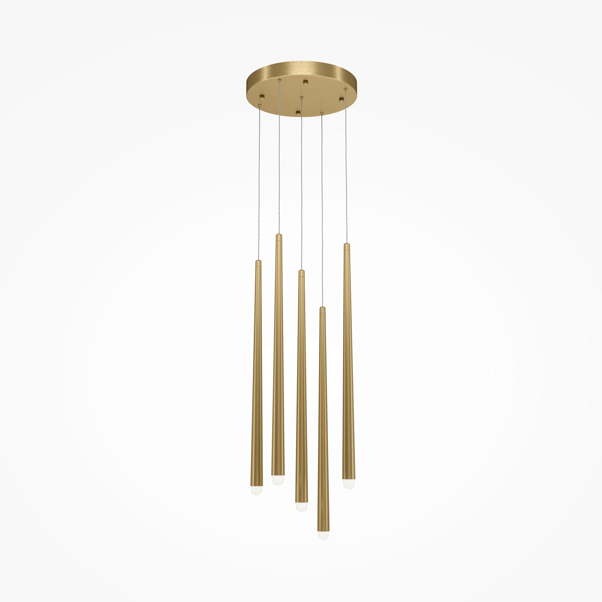 PENDELLEUCHTE CASCADE - Messingfarben, Trend, Metall (32/150cm) - MAYTONI