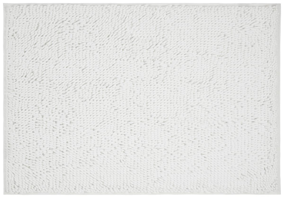 Badematte Liliane - Weiß, KONVENTIONELL, Kunststoff (60/90cm) - Ondega