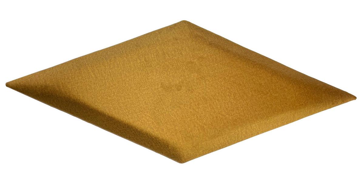 Wandpolster 2er-Set 29,5x59 Trapezförmig, Honigfarben - Honig, Basics, Textil (29,5/59/4cm) - MID.YOU
