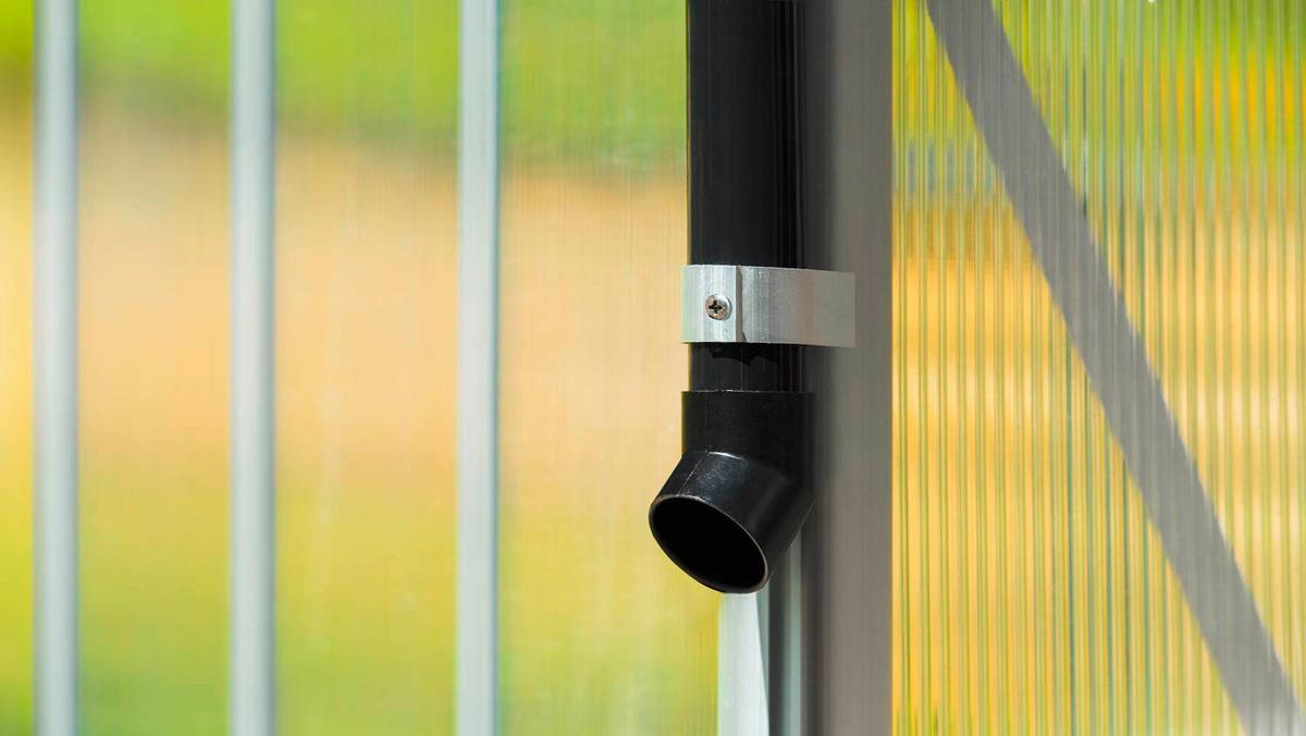 Mini-Gewächshaus Merlin Alufarben Metall H: 73,7 cm - Alufarben, Basics, Metall (87,2/73,7/120cm)