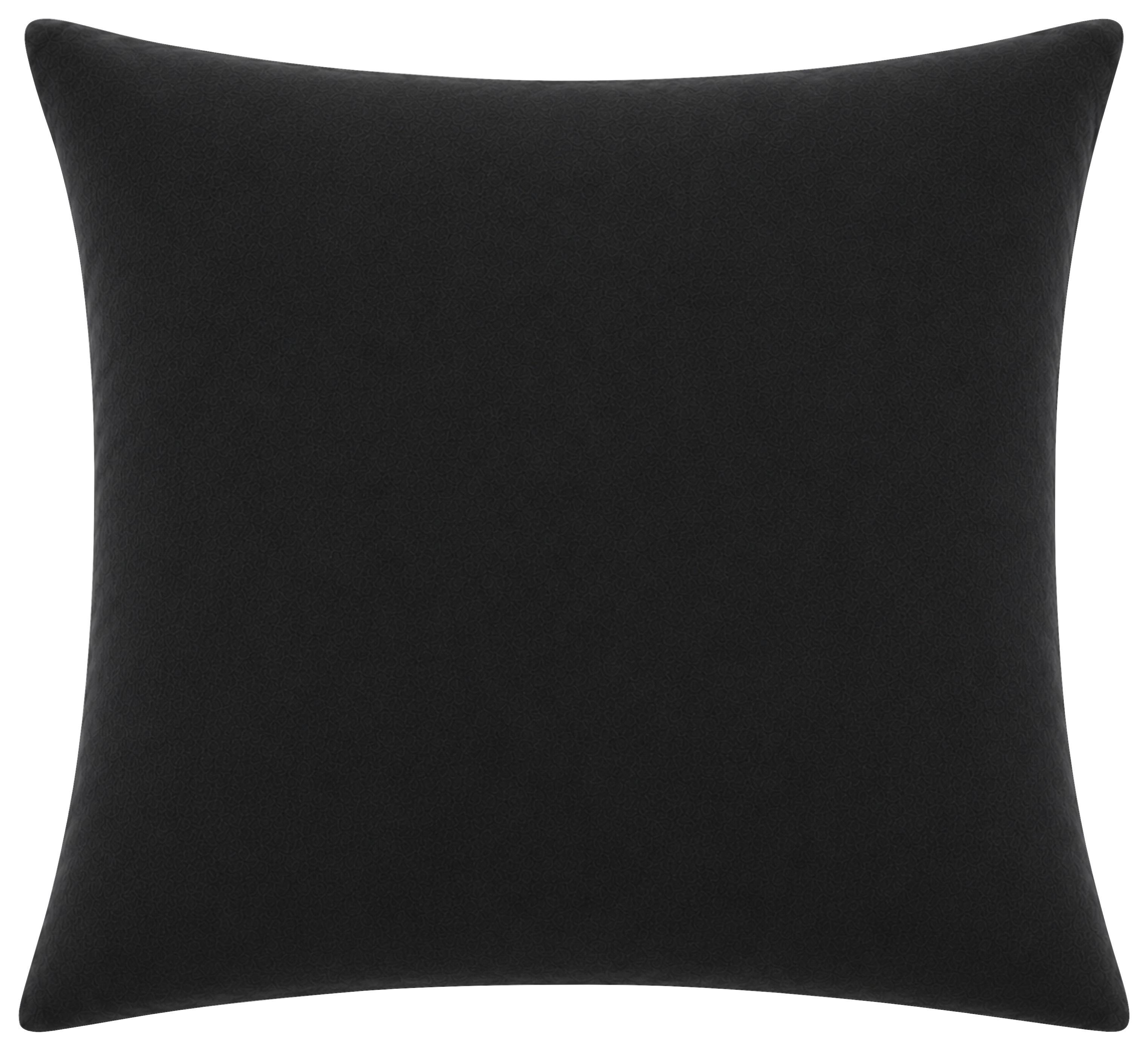 Díszpárna Franzi Kb. 45/45cm - fekete, Modern, textil (45/45cm) - Luca Bessoni