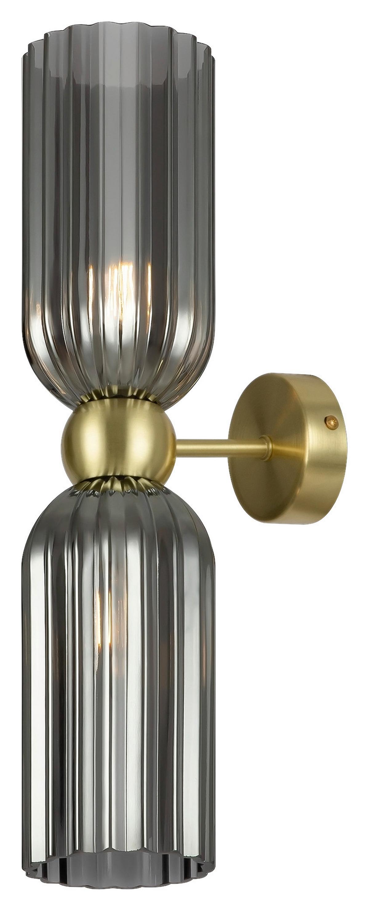 Wandleuchte Antic - Goldfarben, Trend, Glas/Metall (18/43,5/10cm) - MAYTONI