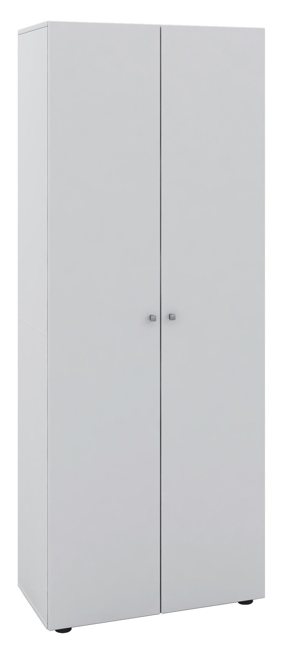 Mehrzweckschrank Vandol B: 70 cm - Schwarz/Weiß, Basics, Holzwerkstoff (70/178/40cm)