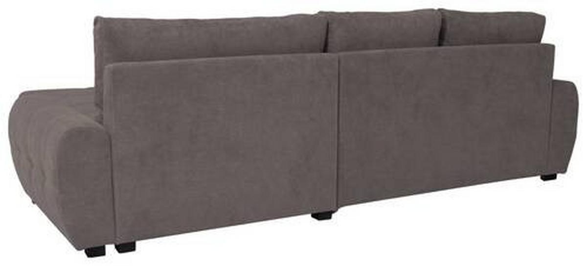 Ecksofa Mit Schlaffunktion Solar Braun 277x175 Cm - Chromfarben/Braun, Design, Textil (277/175cm) - Livetastic