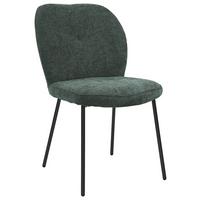 Židle MARA zelená - černá/zelená, Lifestyle, kov/dřevo (52/87/64cm) - Mömax