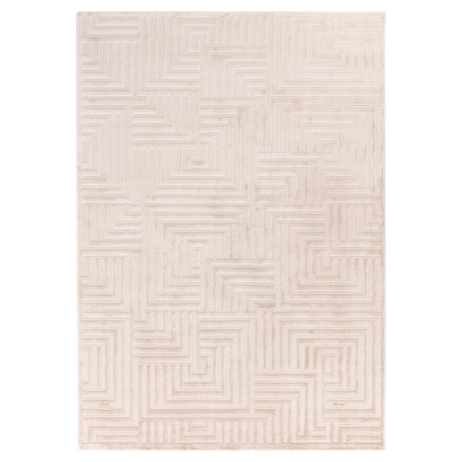 Webteppich Sahara - Beige, Design, Textil (80/150cm) - Novel