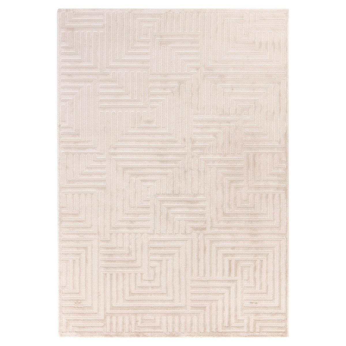 Webteppich Sahara - Beige, Design, Textil (80/150cm) - Novel