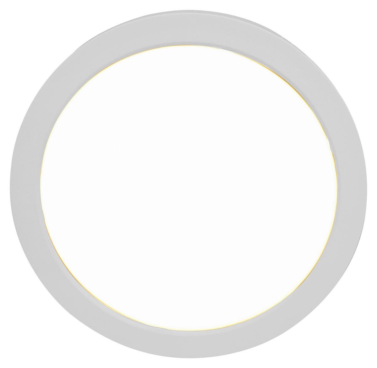 LED-Wandleuchte Conan - Weiß, Basics, Kunststoff (22/3cm) - Luca Bessoni