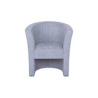 Koktailové kreslo PAUL, sivá tkanina CROWN - čierna/sivá, Konventionell, kompozitné drevo/textil (70/76/64cm) - P & B