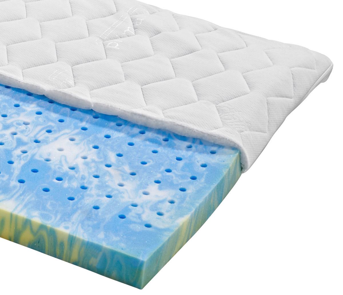 Topper Sigma 160x200 Cm Gelschaumkern - Weiß, Textil (160/200cm) - Primatex
