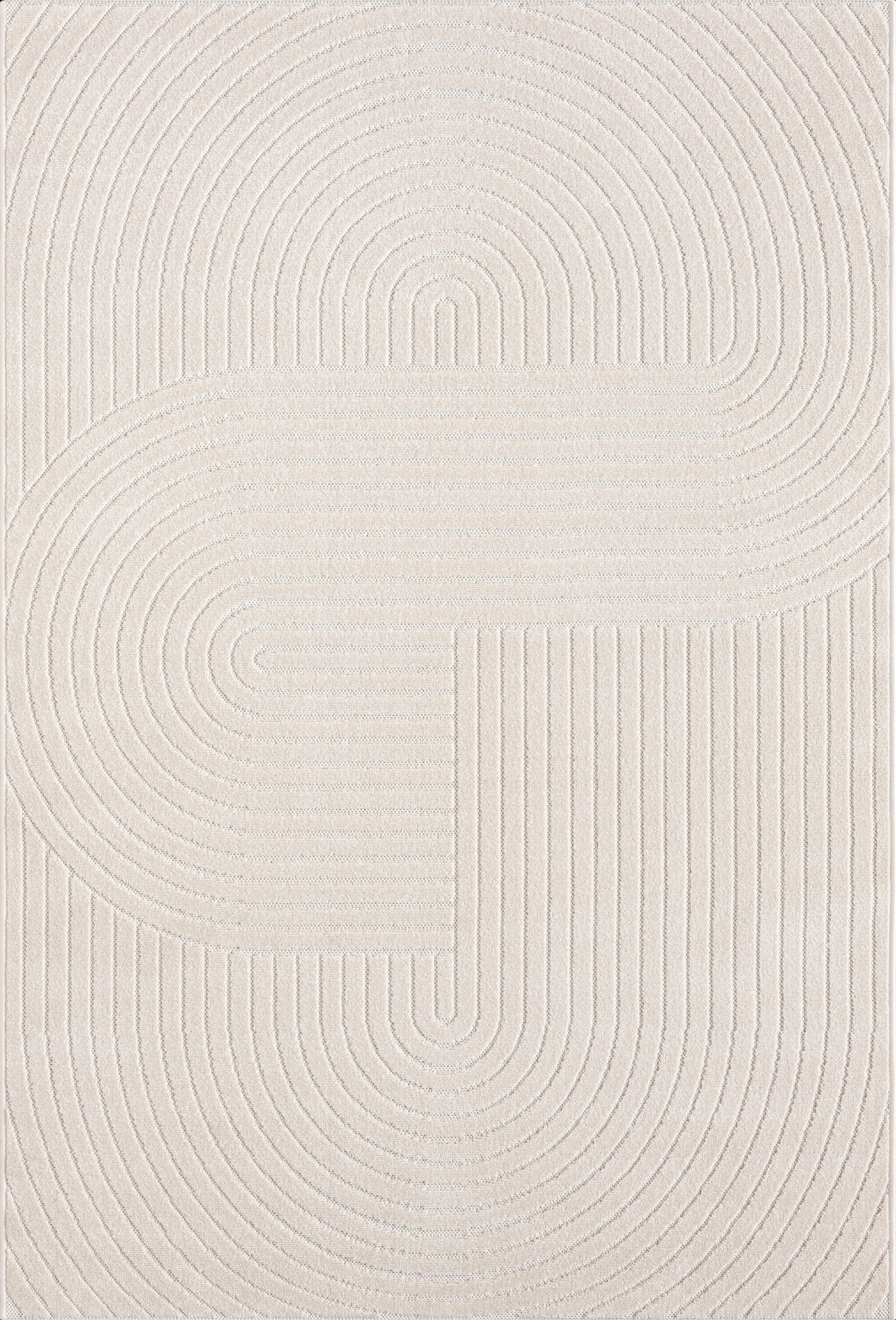 Outdoorteppich Tenerife Plus 54221 - Creme, KONVENTIONELL, Textil (120/160cm)