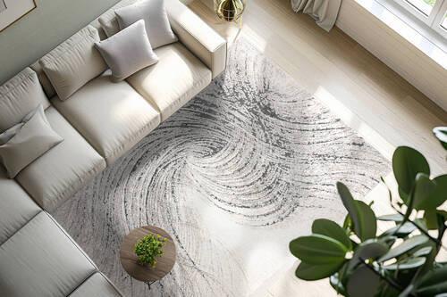 Läufer My Bologna 462 Grey 80 X 300 - Grau, KONVENTIONELL, Kunststoff/Textil (80/300cm) - Obsession