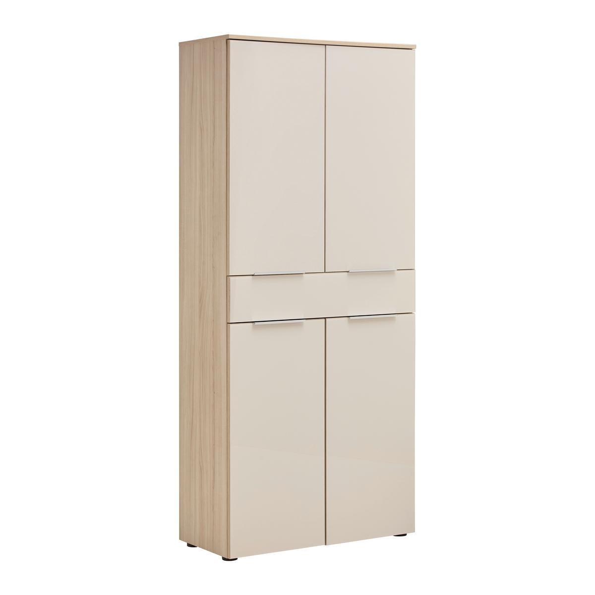 SYSTÉM SKRÍŇ SIENA - kašmírová/farba duba, Modern, kov/kompozitné drevo (80/198/38cm) - Mömax