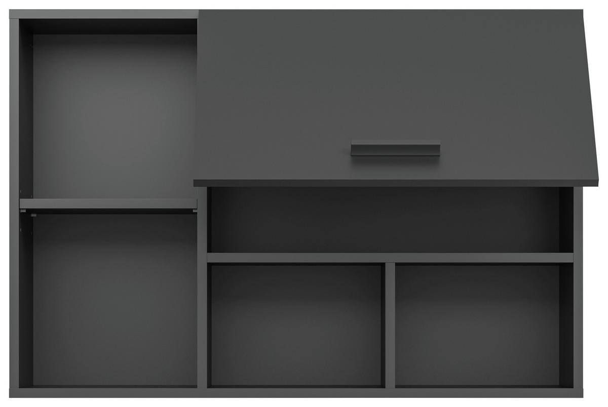 Hängeschrank Free Anthrazit B: 95 cm - Anthrazit, Basics, Holzwerkstoff (95/64/34cm) - MID.YOU