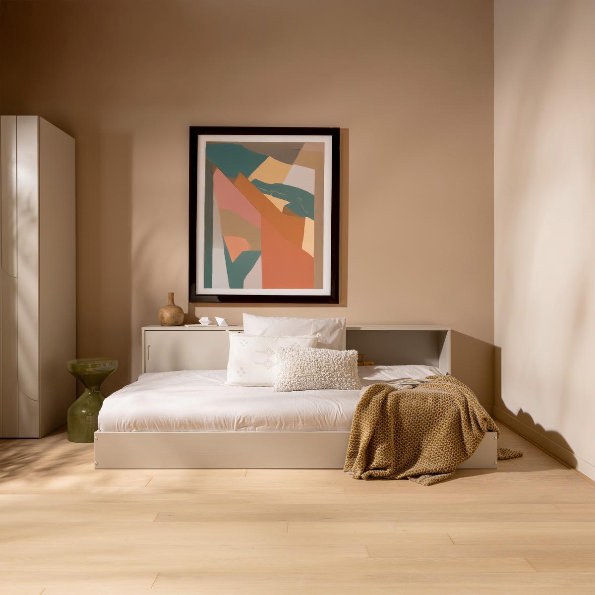 BODENBETT. Carter Grau 90x200cm - Grau, Basics, Holz (90/200cm) - MID.YOU