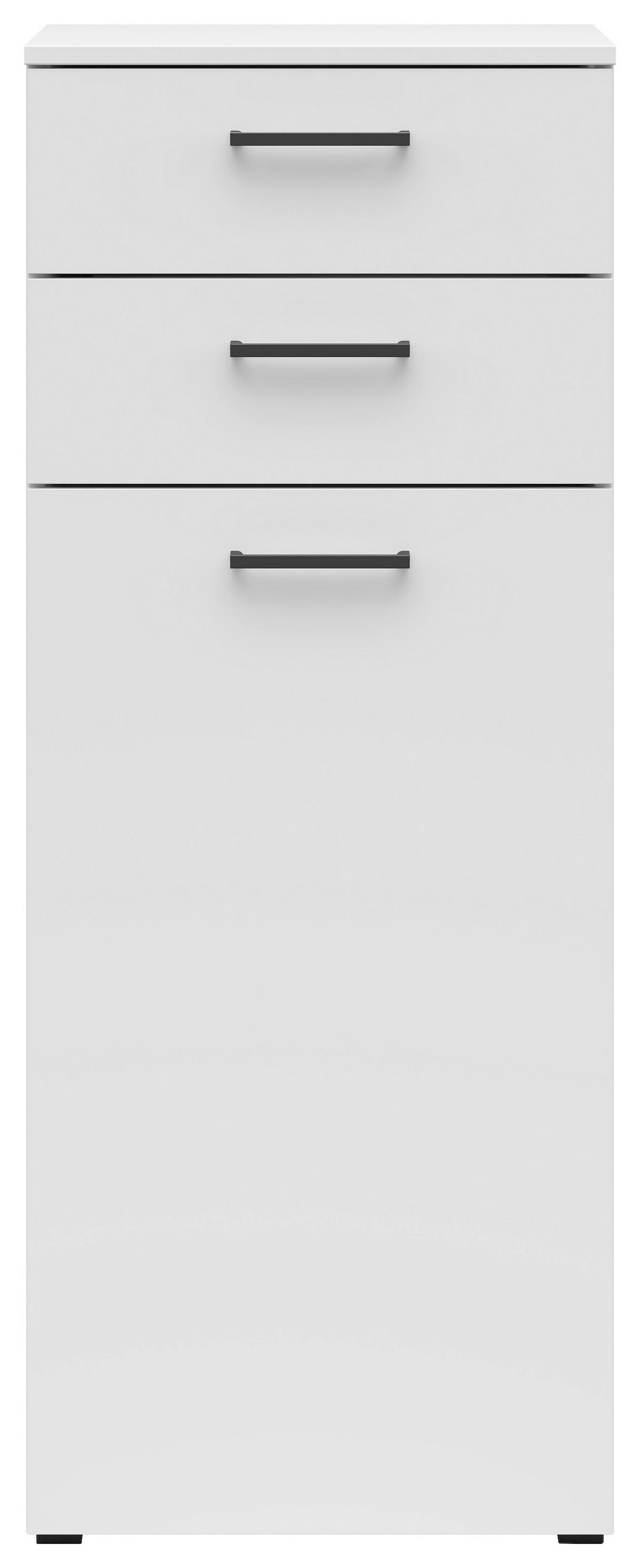 Komoda MULTISTAURAUM š: 45cm - čierna/biela, Modern, kompozitné drevo/plast (45/115/40cm)