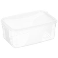 Frischhaltedose Jasmin ca. 1,3 L, spülmaschinengeeignet - Klar, KONVENTIONELL, Kunststoff (12/8,5/18cm)