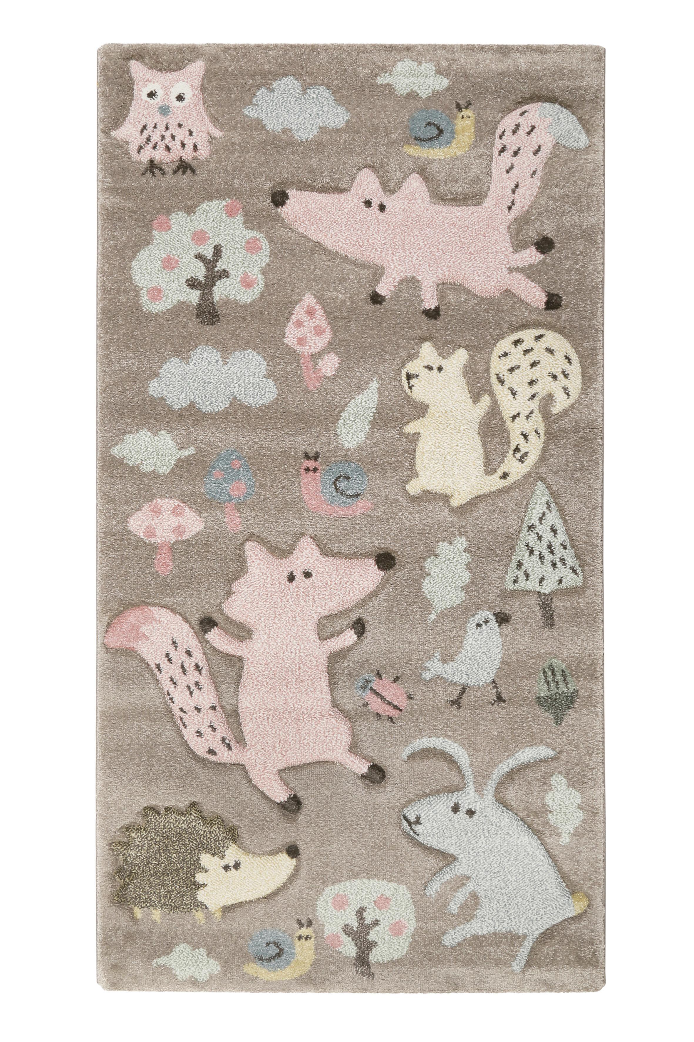 KINDERTEPPICH FOREST - Taupe, Trend, Textil (120/170cm) - Sigikid