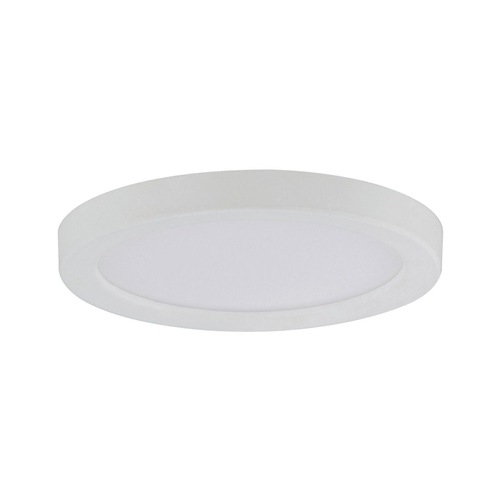 LED-Deckenleuchte Ø 8 cm Weiß Matt Rund - Weiß, Basics, Kunststoff (8cm) - Paulmann