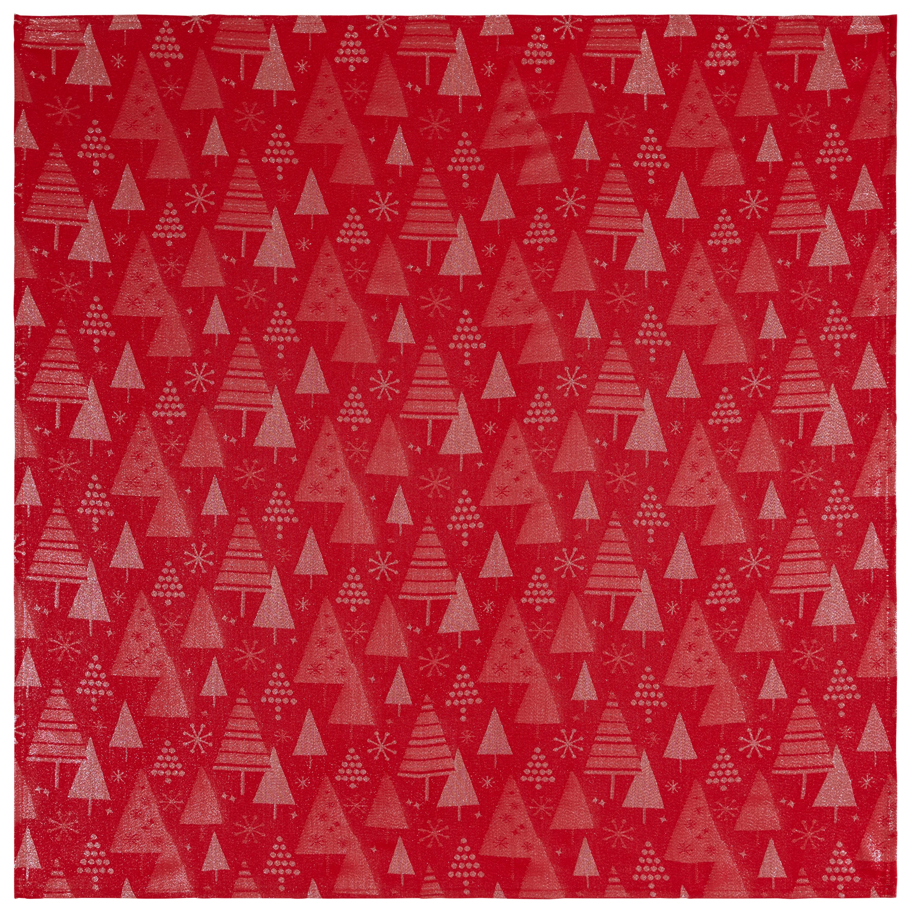 Tischdecke Esther - Rot, KONVENTIONELL, Textil (80/80cm) - Ondega